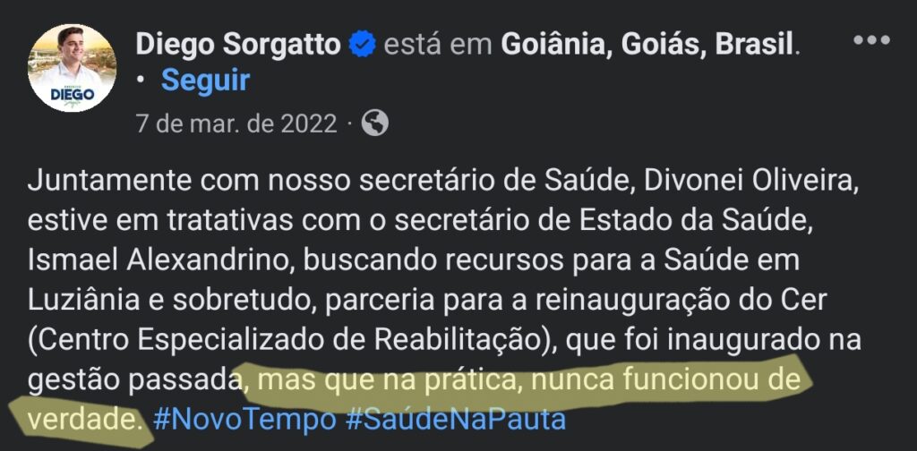 Screenshot_2024-04-14-02-27-35-911_com.facebook.katana-edit-1024x504 Após tanto criticar gestão passada, Diego Sorgatto mantém Centro Especializado de Reabilitação em Luziânia fechado.