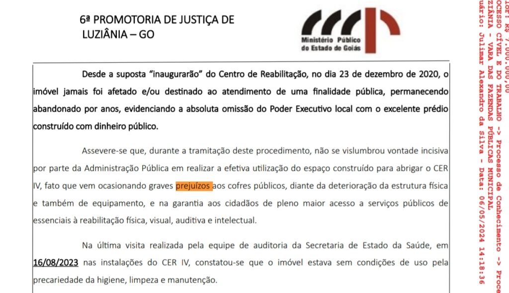 Screenshot_2024-05-07-20-47-55-276_com.google.android.apps_.docs-edit-1024x590 Centro de Reabilitação fechado por Diego Sorgatto causa "prejuízos aos cofres públicos, diante da deterioração da estrutura física e também de equipamentos".